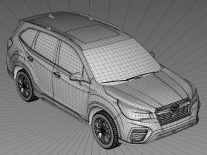 subaru forester 2019 3D Model
