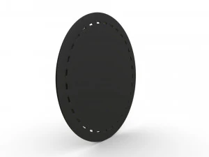 black panther logo 3D Model