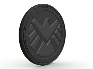 agents of shield logo 3D Model