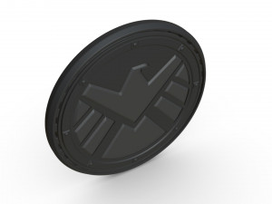 agents of shield logo Modello 3D