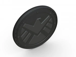 agents of shield logo 3D Model