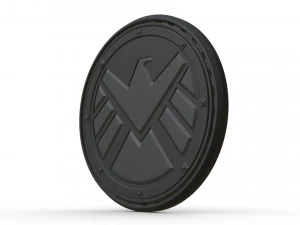 agents of shield logo 3D Model
