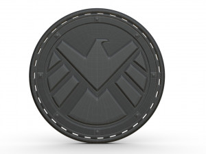 agents of shield logo Modello 3D