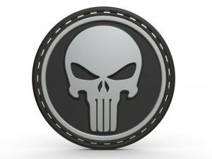 punisher logo Modèle 3D