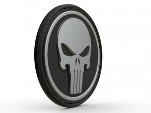 punisher logo 3D-Modell