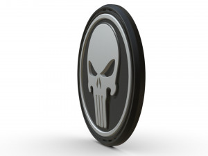 punisher logo 3D-Modell
