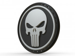 punisher logo 3D-Modell