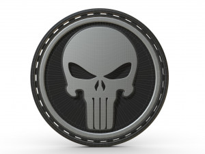 punisher logo 3D-Modell