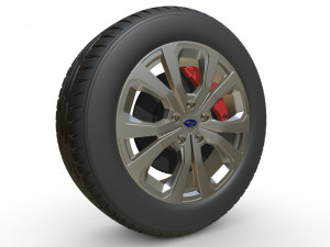 subaru forester wheel 3D मॉडल