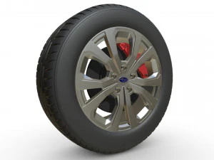 subaru forester wheel 3D Model