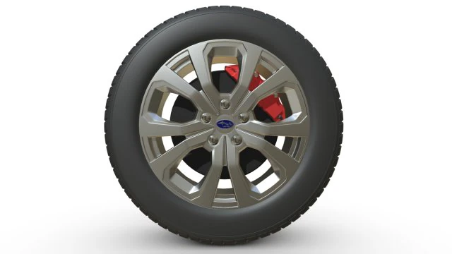 subaru forester wheel 3D Model .c4d .max .obj .3ds .fbx .stl .blend