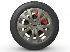 subaru forester wheel 3D Model