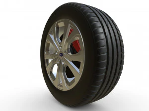 subaru forester wheel 3D Model