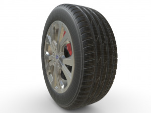 subaru forester wheel 3D मॉडल