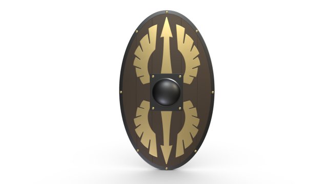 shield 19 3D Model .c4d .max .obj .3ds .fbx .stl .blend 