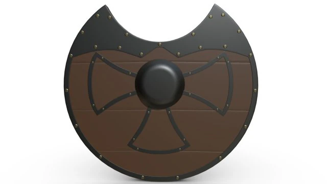 shield 20 3D Model .c4d .max .obj .3ds .fbx .stl .blend 