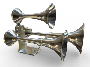 train horn 3D Model