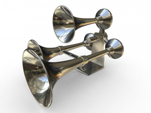 train horn 3D Model