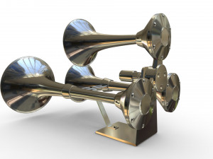 train horn 3D Model