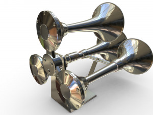 train horn 3D Model