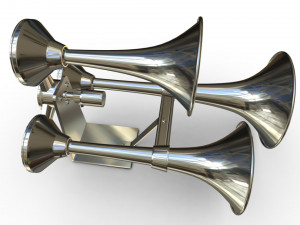 train horn 3D Model