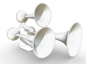 train horn 3D Model