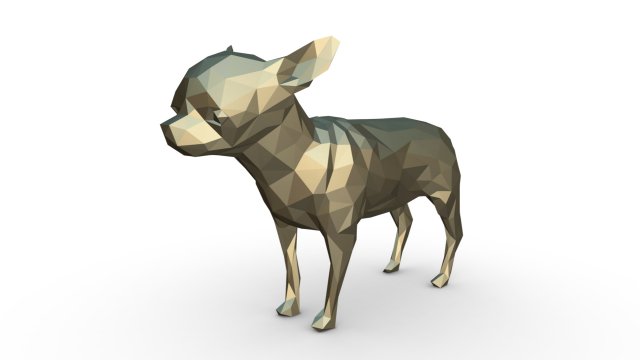chihuahua figure 2 3D Принт Модель .c4d .max .obj .3ds .fbx .stl .blend 