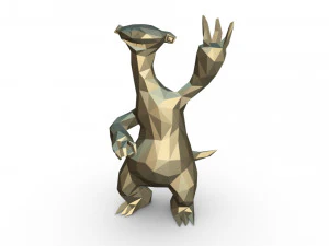 sisi karakter zaman es Model 3D