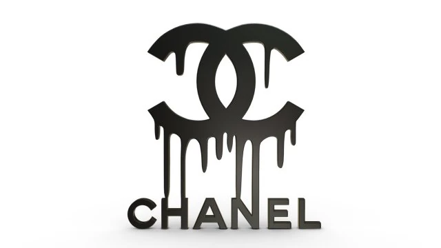 logotipo de chanel 3 Modelo 3D .c4d .max .obj .3ds .fbx .stl .blend 
