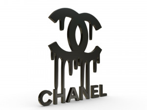 chanel logo 3 3D Model