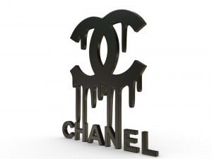 chanel logo 3 3D Model