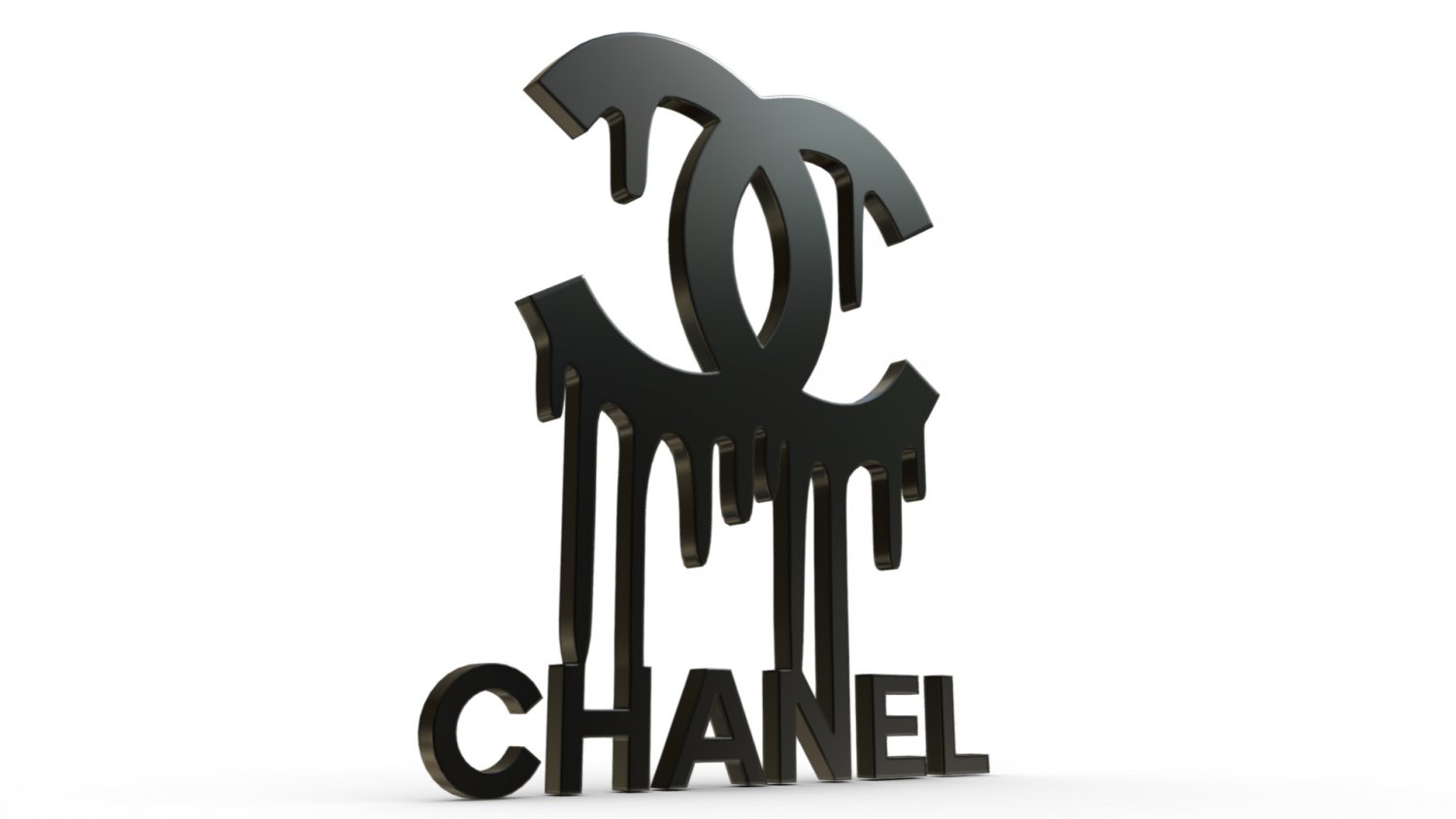 chanel logo 3 3D Model in Other 3DExport