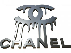 logotipo de chanel 3 Modelo 3D