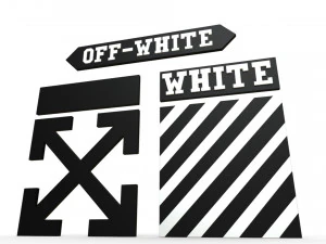 off white logo 3D Model