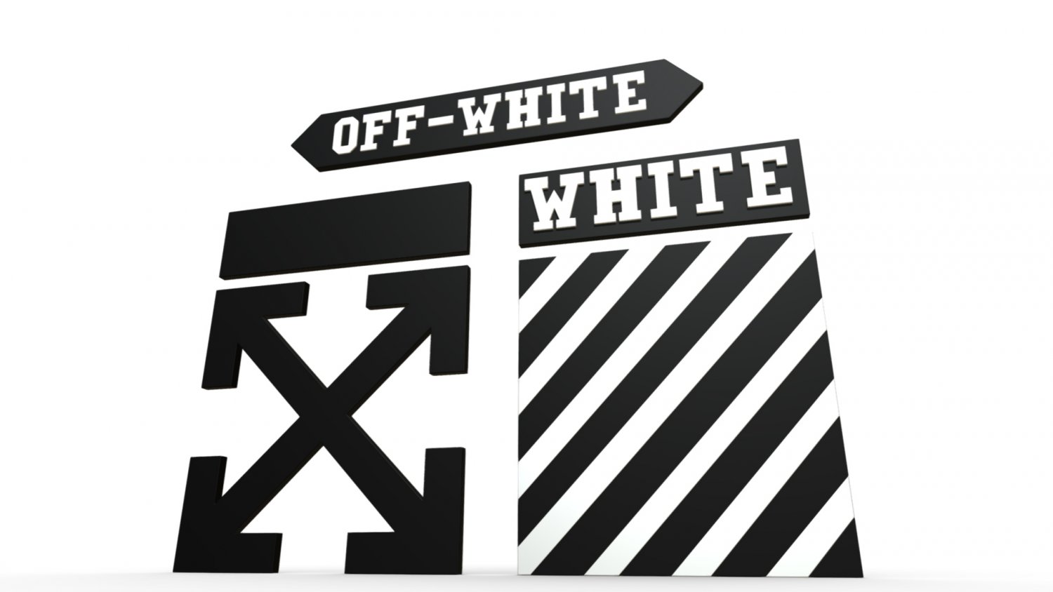 Off White Sign 3D Model | ubicaciondepersonas.cdmx.gob.mx
