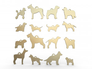 dogs medallion 3D Model
