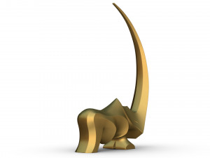 rhino sculpture 3D Print Model
