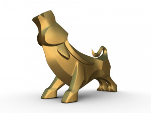 bull sculpture 3D-Druckmodell