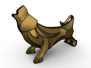 bull sculpture 3D Print Model