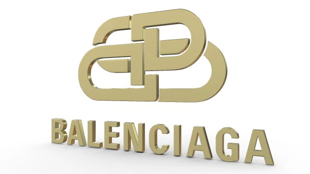 balenciaga logo 3D Model .c4d .max .obj .3ds .fbx .stl .blend