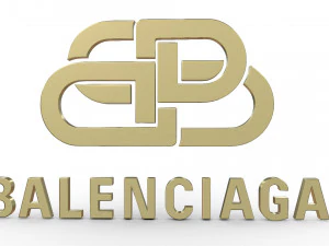 balenciaga logo 3D Model