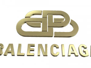 balenciaga logo 3D Model