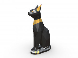 egypt cat figure 3D मॉडल