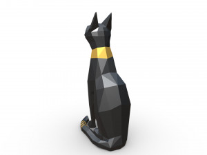 egypt cat figure 3D Model