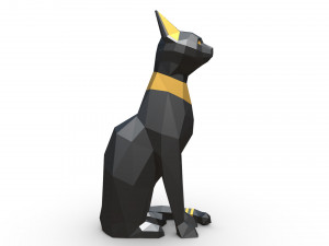 egypt cat figure 3D Model