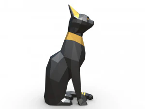 egypt cat figure 3D Model