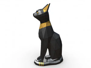 egypt cat figure 3D Model