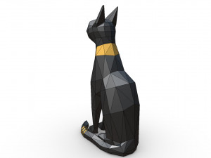 egypt cat figure 3D Model