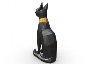 egypt cat figure 3D Model
