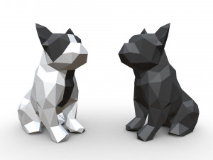 french bulldog figure Modelo de impresión 3D
